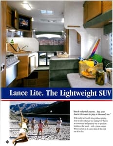 2003 Lance Truck Campers Brochure page 22