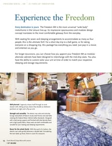2003 Leisure Travel Vans Freedom Brochure page 14