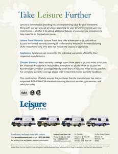 2003 Leisure Travel Vans Freedom Brochure page 24