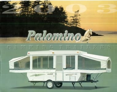 2003 Palomino Camping Trailers Brochure page 1