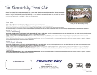 2003 Pleasure-Way Full Line Brochure page 16
