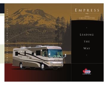 2003 Triple E RV Empress Limited Edition Brochure