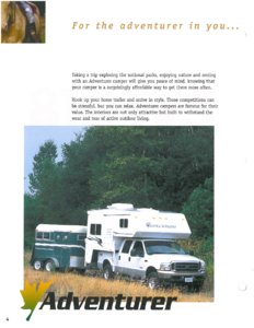 2004 ALP Adventurer Truck Campers Brochure page 4