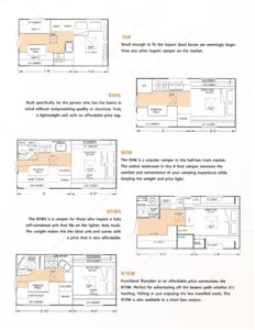 2004 ALP Adventurer Truck Campers Brochure page 11