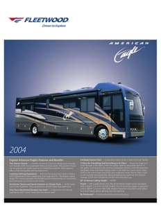 2004 American Coach American Eagle Brochure page 1