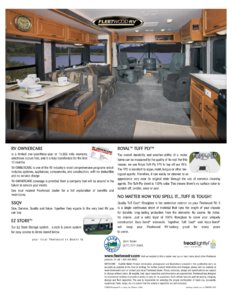 2004 Fleetwood Terra Brochure page 4