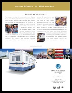 2004 Holiday Rambler Atlantis Brochure page 10