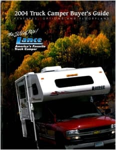 2004 Lance Truck Campers Brochure page 1