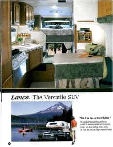 2004 Lance Truck Campers Brochure page 10