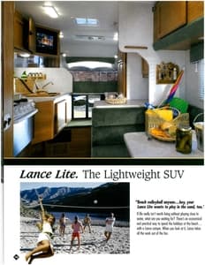 2004 Lance Truck Campers Brochure page 22