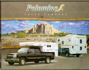 2004 Palomino Truck Campers Brochure page 1