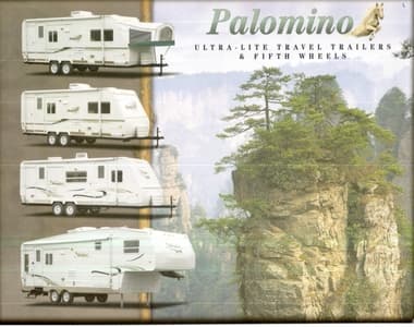 2004 Palomino Ultra-Lite Travel Trailers And Fifth Wheels Brochure page 1