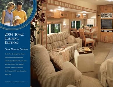 2004 Triple E RV Topaz Brochure page 2