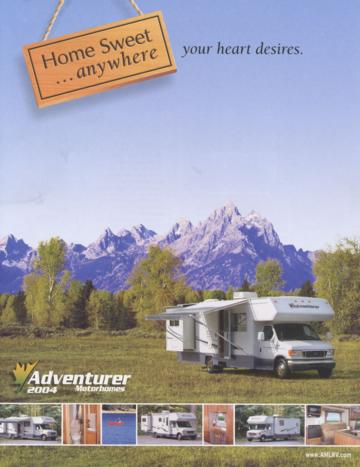 2005 ALP Adventurer Motorhomes Brochure