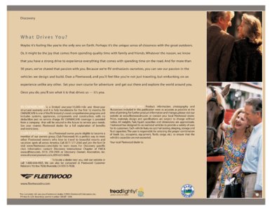 2005 Fleetwood Discovery Brochure page 12