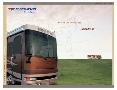 2005 Fleetwood Expedition Brochure page 1