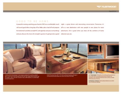 2005 Fleetwood Expedition Brochure page 5