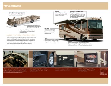 2005 Fleetwood Expedition Brochure page 10