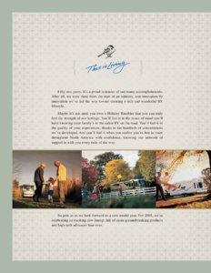 2005 Holiday Rambler Ambassador Brochure page 2