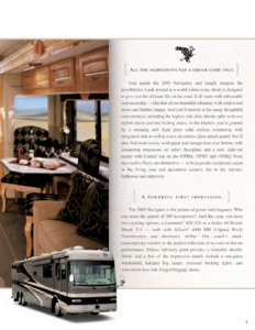 2005 Holiday Rambler Navigator Brochure page 5