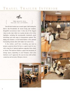 2005 Holiday Rambler Presidential Brochure page 8