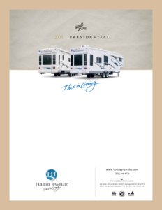 2005 Holiday Rambler Presidential Brochure page 24