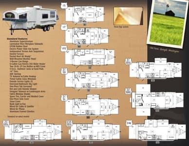 2005 Palomino Travel Trailers And Fifth Wheels Brochure page 3