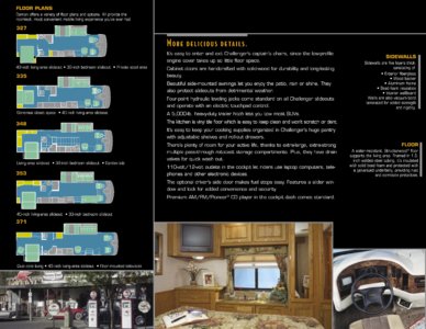 2005 Thor Challenger Brochure page 4