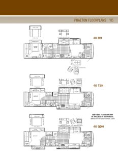 2005 Tiffin Phaeton Brochure page 13