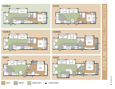 2005 Triple E RV Topaz Brochure page 9