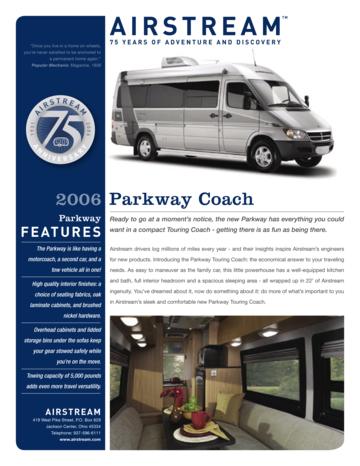 2006 Airstream Parkway Coach Brochure