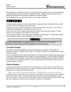 2006 ALP Adventurer Motor Home Owner's Manual page 49