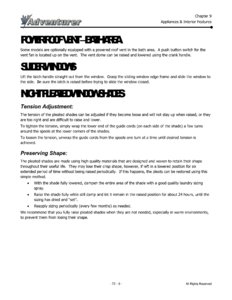 2006 ALP Adventurer Motor Home Owner's Manual page 72