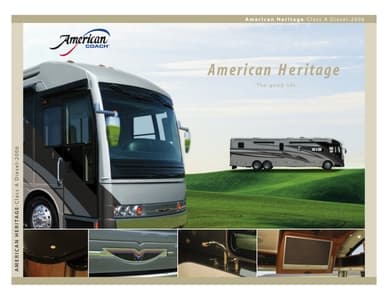 2006 American Coach American Heritage Brochure page 1