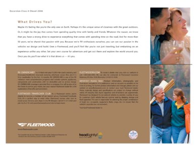 2006 Fleetwood Excursion Brochure page 12