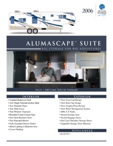 2006 Holiday Rambler Alumascape Suite Brochure page 1