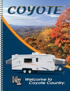 2006 KZ RV Coyote Brochure page 1