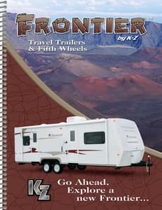 2006 KZ RV Frontier Brochure page 1