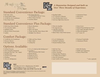 2006 KZ RV Montego Bay Brochure page 10