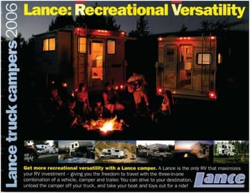 2006 Lance Truck Campers Brochure