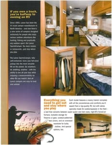 2006 Lance Truck Campers Brochure page 18