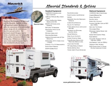 2006 Palomino Truck Campers Brochure page 4
