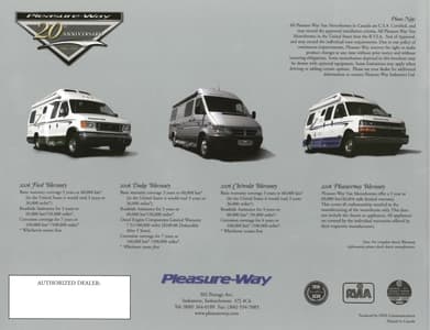 2006 Pleasure-Way Full Line Brochure page 20