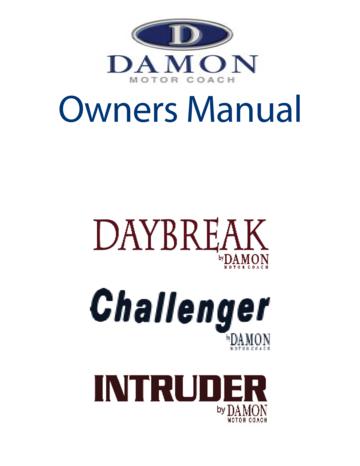 2006 Thor Damon Intruder Owner's Manual Brochure