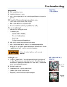 2006 Thor Damon Intruder Owner's Manual Brochure page 87