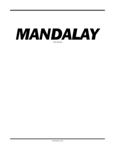 2006 Thor Mandalay Rv Owner's Manual Brochure page 1