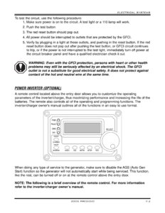 2006 Thor Presidio Rv Owner's Manual Brochure page 85