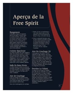 2006 Triple E RV Free Spirit French Brochure page 5