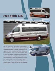2006 Triple E RV Free Spirit Brochure page 8