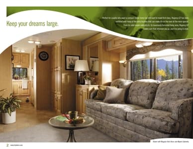 2006 Triple E RV Regency GT Brochure page 2